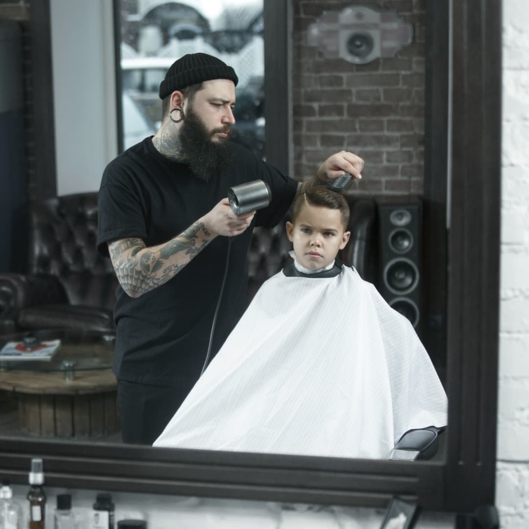 Junior haircut for kids at Mr. Wahl Barbershop Edgewater