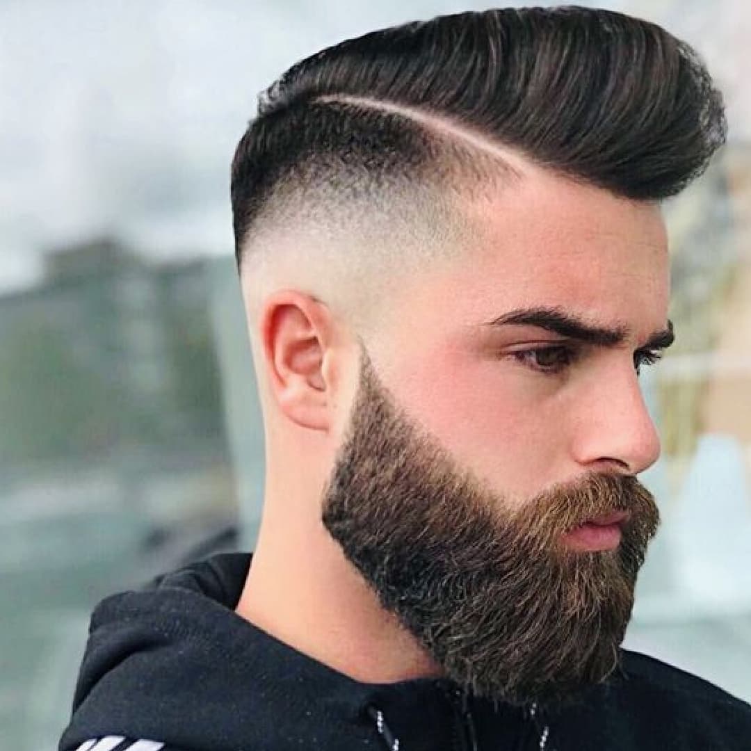 Sculpted beard with razor edging at Mr. Wahl Barbershop